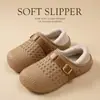 Pantuflas de Algodón Mary Jane Birkenstock para Mujer, Temporada Otoño/Invierno, Calidez para el Hogar, Antideslizantes, Se Pueden Usar Afuera, Con Felpa, Pantuflas de Algodón Impermeables para Mujer