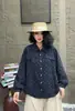Otoño 2026 Nueva Moda Estampada Cuello Solapa Holgada Adelgazante Manga Larga Camisa de Madre Blusa Elegante Mayoreo