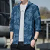Ropa de Protección Solar para Hombre Verano Seda de Hielo Delgada Pesca Abrigo Casual Nuevo Transpirable Exterior Ligero Ropa de Protección Solar para el Cabello