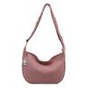Bolsa Transversal de Ombro Único de Veludo Cotelê Estilo Preguiçoso Japonês Tendência Artística Moda Estudante Casual Versão Coreana Bolsa Simples Tipo Dumpling para Mulheres