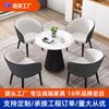 Juego de Mesa de Negociación de Pizarra y Sillas para Bares, Cafés, Mesas de Comedor, Escritorios de Recepción de Oficina, Áreas de Recepción, Mesas y Sillas Comerciales de Ocio
