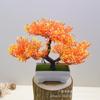 Planta de Simulación Flor Falsa Planta en Maceta Decoración de Escritorio para el Hogar Planta en Maceta Decoraciones para Pasillo Sala de Estar Planta en Maceta Pino de Bienvenida Árbol Pequeño
