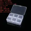 Caja de Almacenamiento con Cuentas Cuentas Separadas Caja Pequeña Transparente Almacenamiento de Escritorio Hecho a Mano Cuentas de Arroz Material diy con Tapa Caja Organizadora