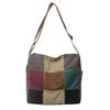 Moda Vintage Costuras Bolso Grande Mujer 2024 Nuevo Gran Capacidad Ligero Bolso Cruzado Viajero Lona Tote Bolso Grande