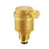 Válvula de Escape Automática de Latón para Tubería de Calentamiento de Agua del Grifo Doméstico Válvula de Escape Vertical 4 Puntos 6 Puntos 1 Pulgada Dn25Dn20