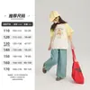 Camiseta de Manga Corta para Niña Yojia Verano 2026 Estilo Nuevo Dibujos Animados Ropa Infantil Tops para Niña Cuello Redondo Ropa de Verano para Niños