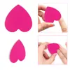 Amor lima de uñas de dibujos animados herramienta para esmalte de uñas tira de pulido de lija mini con forma de corazón de doble cara frotar pulido venta al por mayor