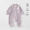 Roupas de Bebê Direto da Fábrica Estilo Quatro Estações Macacões com Zíper para Meninos e Meninas Loungewear de Seda e Caxemira