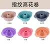 Molde de silicona para 6 donas, ideal para hacer donas de silicona, para hacer tartas, con forma de macarrón, para hornear en círculos.