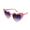 Europa y Estados Unidos gafas de sol con forma de corazón para desear amor, gafas de sol con forma de corazón, moda para mujer, gafas de sol con forma de corazón de melocotón, montura grande, gafas personalizadas, venta al por mayor