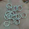 Acessórios Banhados a Ouro 14K, Círculos Redondos que Preservam a Cor com Furos Retos para Passar Contas, Anéis de Contas, Brincos de Contas, Pulseiras, Colares, Joias