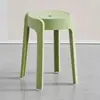 Taburete doméstico engrosado de plástico apilable plegable banco para mesa de comedor taburete de molino de viento taburete redondo alto taburete de plástico silla simple