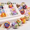 Contas Fofas Pintadas à Mão Donut Coração Colorido Corrente de Celular com Contas Pingente de Corrente para Câmera Ccd Cordão Joias Feito à Mão
