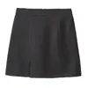 Moda europea y americana transfronteriza AliExpress INS artículo de moda popular falda bodycon de cintura alta adelgazante falda de línea A pantalones falda corta negra