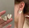 Pendientes de aro de color caramelo con pasador de plata 925 nuevos y modernos de acrílico para otoño e invierno pendientes exagerados en forma de C pendientes pendientes