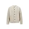 Yidao Vintage 25 Otoño/Invierno Nuevo Retro Japonés Tejido Retorcido Patchwork Unisex Estilo Perezoso Holgado Versátil Cárdigan Suéter