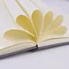 Cuaderno rayado en relieve acolchado A5 registro de reunión de negocios soporte impresión logo pedido caja de regalo de negocios
