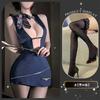 Lencería Sexy, Falda de Cadera de Azafata Sexy, Traje de Pijama de Tentación, Uniforme, Deseo Puro, No Necesita Quitarse, Abstinencia Qqny Venta al por Mayor