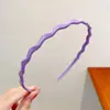 Diadema de alta gama estilo coreano para mujer, diseño de corona alta para hacer que la cara parezca más pequeña, adecuada para uso diario, lavado de cara y maquillaje, con dientes para una sujeción antideslizante