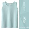 Chaleco Rojo Benmingnian para Mujer Verano Ropa Exterior Madre de Mediana Edad Tirantes Anchos Interior Talla Grande Top sin Mangas Camiseta Base