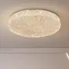 Lámpara de techo minimalista de hierro y resina de arte italiano para dormitorio, moderna, simple, de lujo ligero con un toque de alta gama, adecuada para dormitorio principal y sala de estar