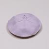 Chapéu de bebê de cor sólida primavera e outono chapéu de abóbora côncavo fino chapéu de lã tricotada boinas para meninos e meninas