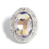 TK Transfronterizo Nueva Princesa Occidental Diamante Bola Cuentas de Nepal Rhinestone Ovalado Cuentas con Agujero Pasante Cadena para Teléfono Móvil DIY Cuentas