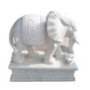 Elefante de Pedra Jade Branco Escultura em Pedra Animal Escultura Girassol da Noite Elefante de Pedra Vermelha Decoração de Porta de Hotel Esculturas Ornamentos