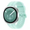 Adecuado para correa de silicona Samsung Watch 9, estilo oficial con rayas horizontales deportivas de silicona, correa de reloj Samsung Watch 8