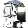 Toldo Retrátil Dobrável Toldo para Veículo Elétrico Tenda Abrigo de Chuva Novo Toldo para Motocicleta Triciclo Toldo para Carro a Bateria Protetor Solar