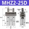 Cilindro de Dedos Hfz/Mhzl2/Mhz2-6-10-16-20-25-32D Pinza Paralela Neumática