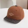 Boné de base fresco com aba macia, chapéu de bebê quadrado de diamante da moda, chapéu de sol para bebê para viagens ao ar livre, coreano