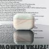 Adesivo de água Marble Classic para capa protetora de fone de ouvido Bluetooth sem fio Apple airpods 3