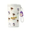 Vaso Aislado con Popote Judy Nick de Zootopia, Botella de Agua Portátil con Asa para Estudiantes