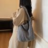 Bolso de Hombro de Moda para Mujer, Bolso de Gran Capacidad para Principios de Otoño, Bolso Tote de Lona Nueva Moda 2025, Bolso Cruzado Grande