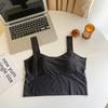 Chaleco sin costuras de hombros anchos de talla grande para mujer, top de tubo con base envuelta en el pecho, ropa interior de espalda de belleza para mujer, transpirable, antiexposición, adelgazante fino