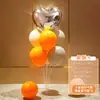 Decoraciones de Globos Flotantes de Mesa y Piso con Tema de Cumpleaños Feliz Cumpleaños para la Fiesta de Primer Cumpleaños de Niños, Decoraciones Brillantes