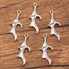 Colgante de murciélago con dije de animal de 2 colores, 13 x 31 mm, para teléfono móvil, equipaje, accesorios de joyería DIY