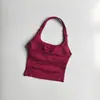 Top Esportivo Df com Gola Quadrada e Alças no Pescoço com Lindo Design nas Costas, Regata Fitness com Bojo, Sutiã Camisola, Top de Yoga para Mulheres