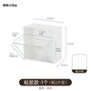 Estante de Almacenamiento para Baño Colgante de Pared Sin Perforaciones Estante de Acabado de Pared para Lavabo de Baño Caja de Almacenamiento para Mueble con Espejo de Lavabo