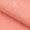 250g Tejido Lin Yin Luz y Sombra, Tejido de Punto Acanalado, Tejido de Moda para Camiseta Básica de Mujer Otoño e Invierno