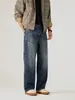 Ropa de Hombre Fengshe / Novedad Primavera y Otoño 2025 Jeans Ajustados de Pierna Ancha Sueltos de Pierna Recta para Hombre