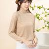 Nueva camisa básica 1030 para mujer, sexy, de encaje, de alta gama, elegante, de moda, otoño e invierno, de manga larga, estilo occidental, camisa pequeña para mujer