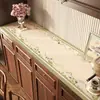 Alfombrilla Retro Estilo Americano para Aparador, Alfombrilla de Mesa de Lujo Ligero y de Gama Alta, Alfombrilla Resistente al Calor, Alfombrilla de Protección de Mesa Resistente a Altas Temperaturas, Mantel Anti-Suciedad