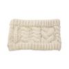 Europeu e Americano vazio top twist malha de lã headband protetores de ouvido elástico handmade acessórios para o cabelo outono e inverno faixa de cabelo quente