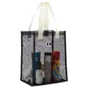 Estilo Verão Coreano Novo Bonito Chamativo Casual Viagem Respirável Malha Bolsa de Mão Praia Natação Necessaire Bolsa de Armazenamento
