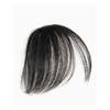 Peruca com Franja Topo da Cabeça Feminino Cabelo de Simulação Natural Franja Frontal Antiga Inclinada Franja Falsa Cortina de Cabeça Leve Sem Costura