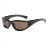 Gafas de Sol Deportivas Estilo Y2K Milenio Personalizadas de Nuevo Estilo para Hombres, Gafas de Sol Transfronterizas Europeas y Americanas para Mujeres, Elegantes Gafas de Protección Solar