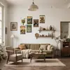 Impresión con Tinta Importada Placa de Aluminio Retro Paisaje de Escenario Turístico de Ciudad Decoración de Estilo Arquitectónico