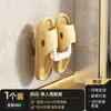 Estante para pantuflas con ventosa para baño, estante de almacenamiento para zapatos montado en la pared sin taladro, estante colgante para inodoro con drenaje de agua